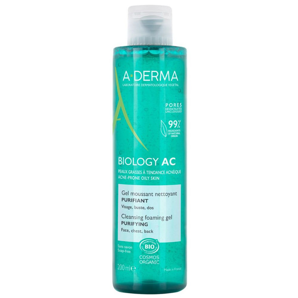 A-Derma BIOLOGY AC cleansing gel Shower gel - Facial cleanser