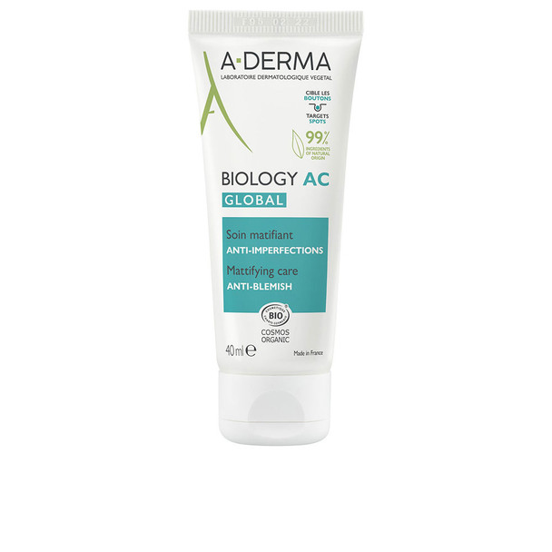 A-Derma BIOLOGY AC GLOBAL anti-stain Anti blemish treatment cream - Anti redness treatment cream - Face moisturizer