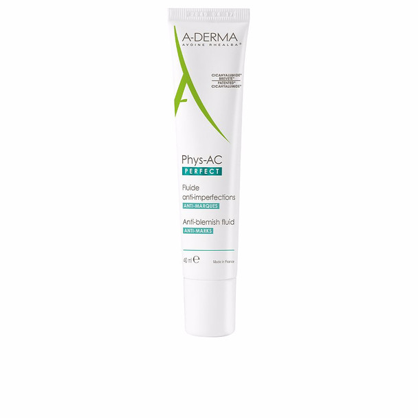 A-Derma PHYS-AC PERFECT fluido facial anti-imperfecciones y marcas Acne Treatment Cream & blackhead removal