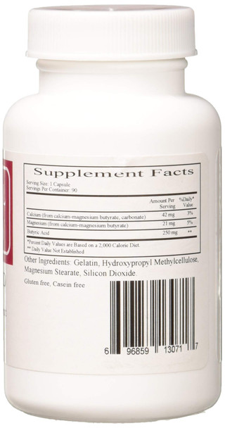 Ecological Formulas 2:1 Ratio Butyric Acid Capsules 90 Count