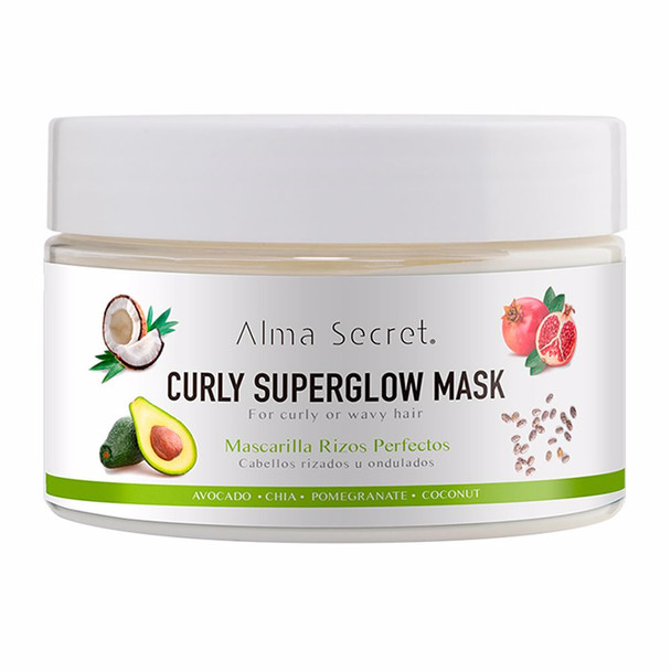 Alma Secret CURLY SUPERGLOW mask Hair mask for damaged hair - Anti frizz mask