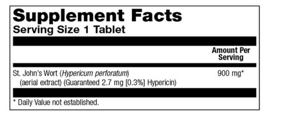 Solaray - St. John's Wort, One Daily, 60 Tablets