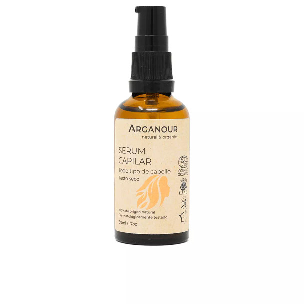 Arganour SERUM CAPILAR con aceite de argan Hair moisturizer treatment - Hair repair treatment - Shiny hair treatment