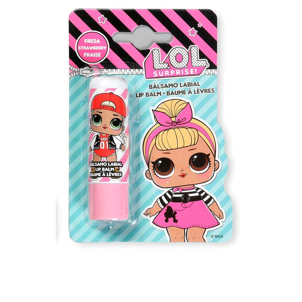 Cartoon L.O.L. SURPRISE balsamo labial fresa Childrens make-up - Lip balm