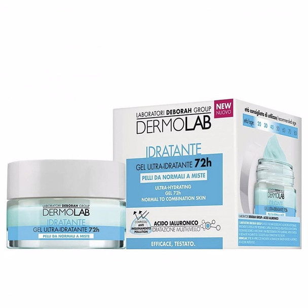 Deborah DERMOLAB gel ultra-hidratante 72h Face moisturizer