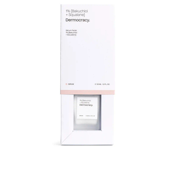 Dermocracy 1% BAKUCHIOL + SQUALANE facial serum Anti aging cream & anti wrinkle treatment - Face moisturizer