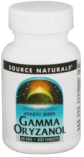 Source Naturals Gamma Oryzanol 60 mg, 200 Tablets