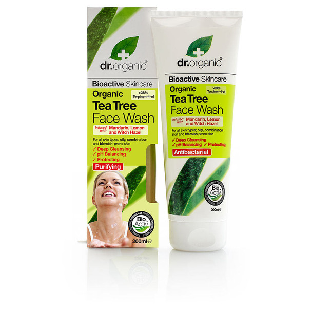 Dr. Organic BIOACTIVE ORGANIC tea tree face wash Facial cleanser