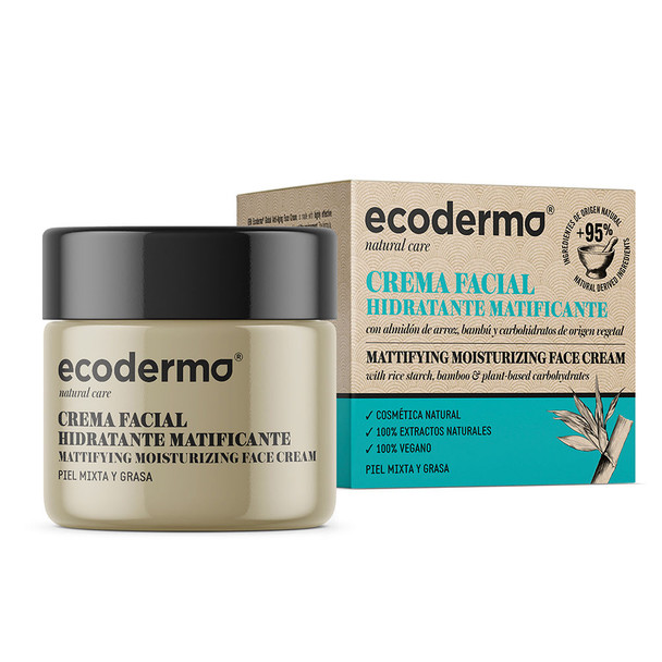 Ecoderma CREMA FACIAL hidratante matificante Face moisturizer