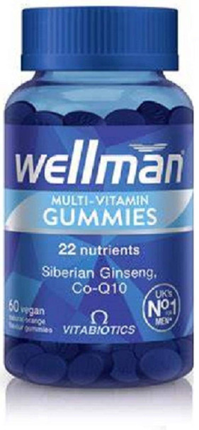 Vitabiotics Wellman Multi-Vitamin Gummies 60 Vegan Orange Gummies