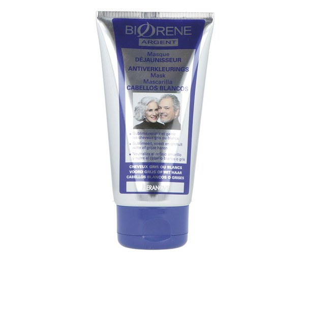 Eugene-Perma BIORENE ARGENT mascarilla cabellos blancos Shiny hair mask Hair mask for damaged hair