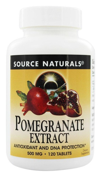 Source Naturals Pomegranate Extract 500 mg, 120 Tablets