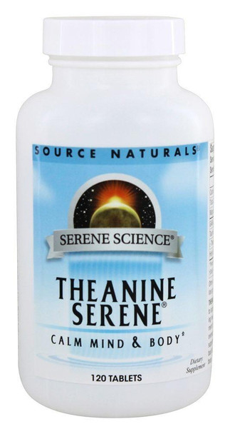 Source Naturals Theanine Serene, 120 Tablets