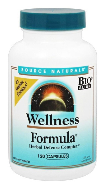 Source Naturals Wellness Formula, 120 Capsules