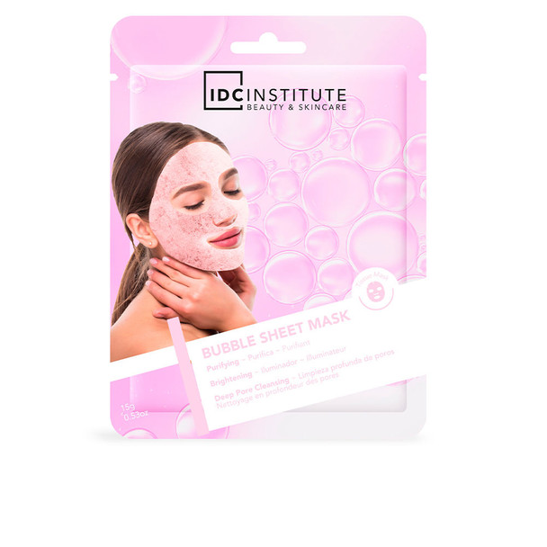Idc Institute BUBBLE SHEET MASK deep pore cleansing Face mask
