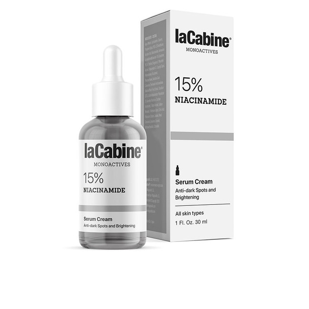 La Cabine MONOACTIVES 15% NIACINAMIDA serum cream Face moisturizer Acne Treatment Cream & blackhead removal