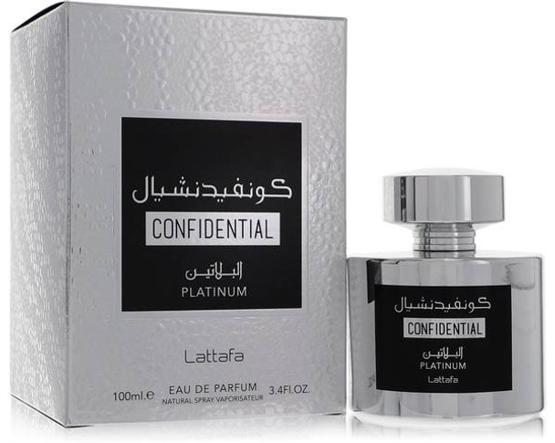 Lattafa Confidential Platinum Cologne By Lattafa for Men and Women Lattafa Confidential Platinum Cologne By Lattafa for Men and Women