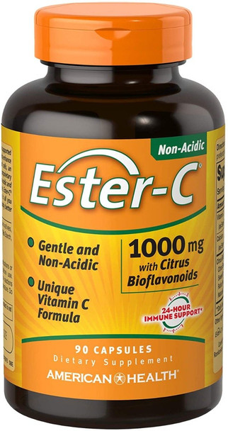 American Health - Ester-C 1000 mg with Citrus Bioflavonoids, 90 Capsules American Health - Ester-C 1000 mg with Citrus Bioflavonoids, 90 Capsules