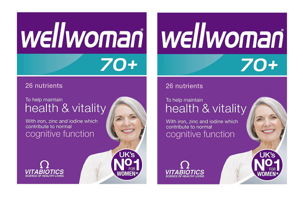 Vitabiotics | Wellwoman 70+ Tablets | 2 X 30S