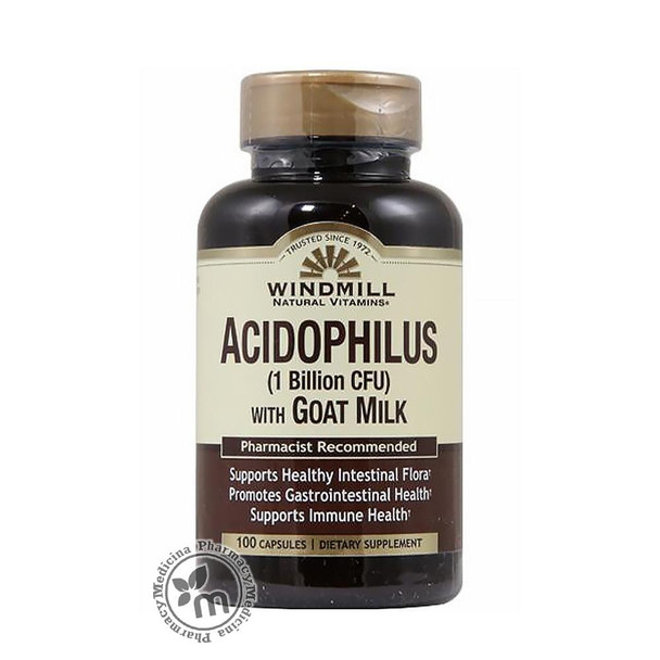 Windmill Acidophilus 1 Billion CFU With Goat Milk Capsules 100s