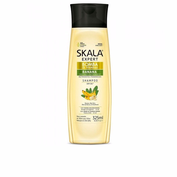 Skala CHAMPU bomba de vitaminas banana Shampoo for shiny hair - Hair loss shampoo - Moisturizing shampoo