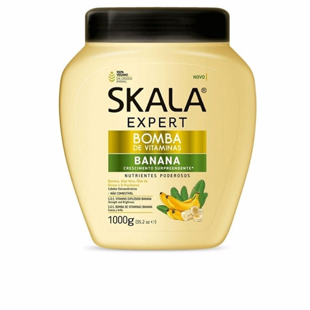 Skala CREMA ACONDICIONADORA bomba de vitaminas banana Shiny hair products - Detangling conditioner - Hair repair conditioner
