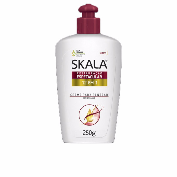 Skala CREMA PARA PEINAR 12 en 1 Shiny hair products - Anti frizz hair products - Detangling conditioner - Hair repair conditioner