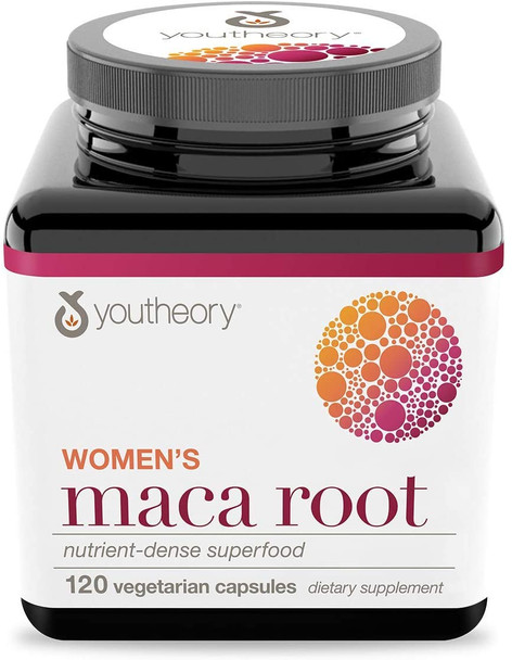 Youtheory Women's Maca Root, 120 Vegatarian Capsules