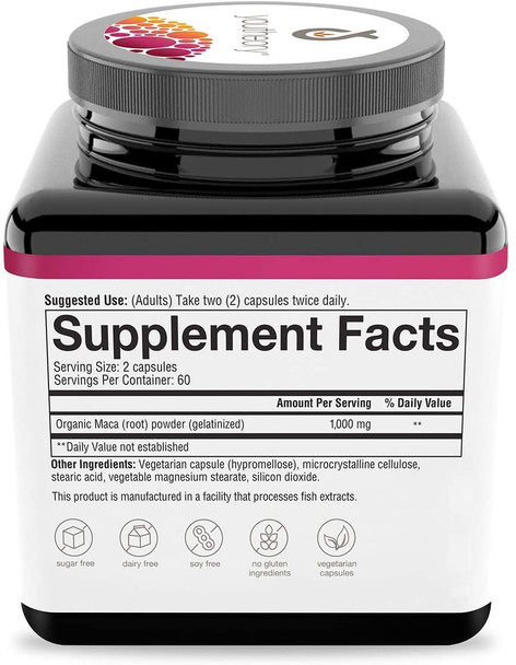 Youtheory Women's Maca Root, 120 Vegatarian Capsules