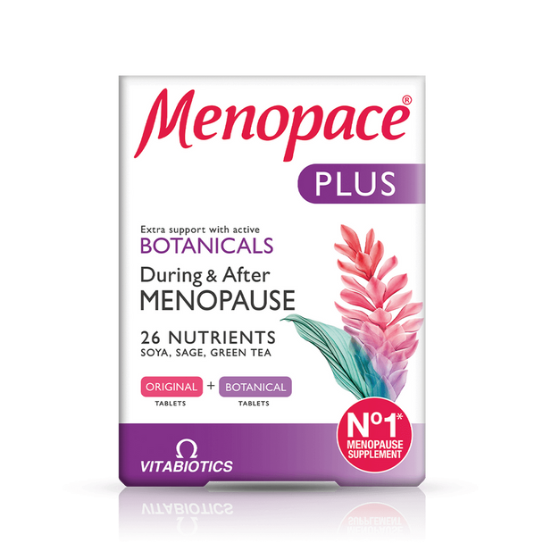Vitabiotics Menopace Plus FOR Menopause Hormonal Activity 56 TABS