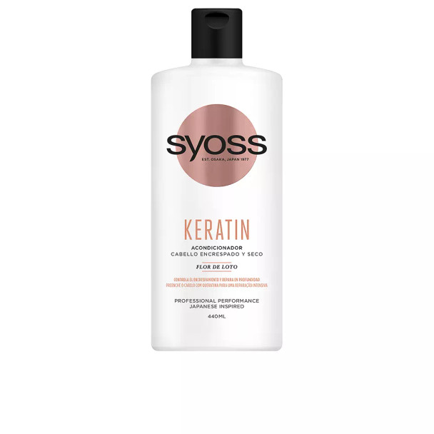 Syoss KERATIN acondicionador cabello encrespado y seco Keratin hair conditioner - Hair repair conditioner