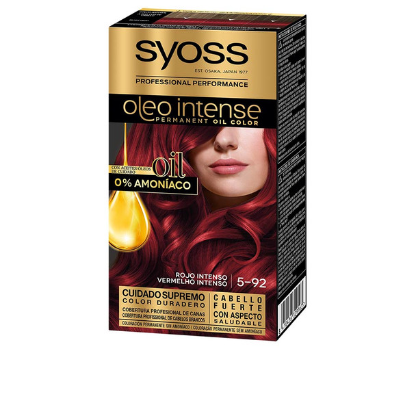 Syoss OLIO INTENSE tinte sin amoniaco #6.76-cobrizo ambar Dye