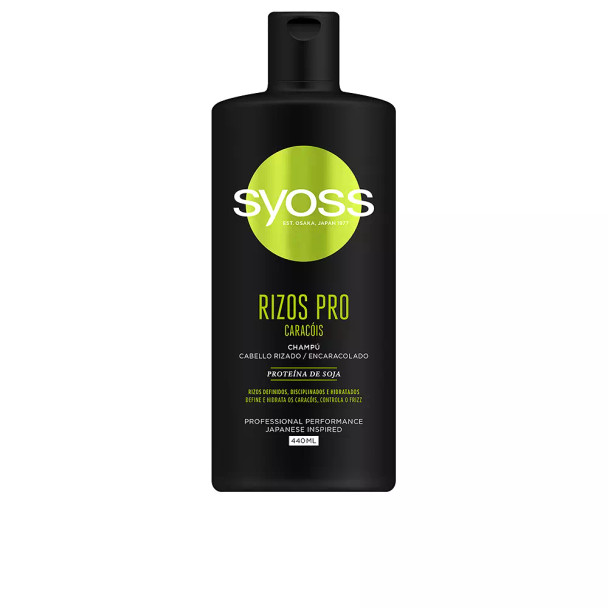 Syoss RIZOS PRO champU cabello ondas o rizos Moisturizing shampoo - Shampoo for curly hair