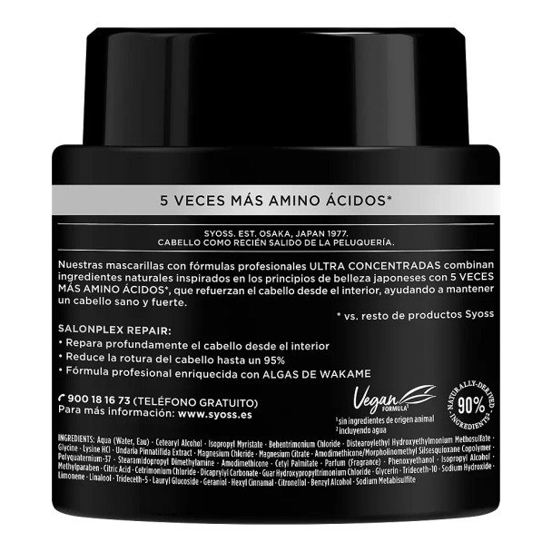 Syoss SALONPLEX REPAIR 4-in-1 intensive mask Hair mask for damaged hair