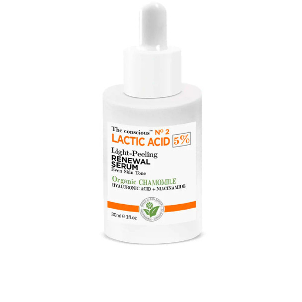The Conscious LACTIC ACID light peeling renewal serum organic chamomile Face scrub - exfoliator