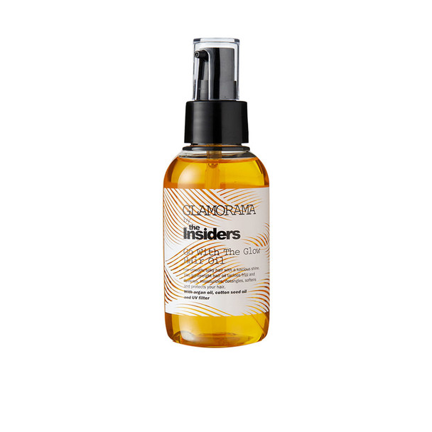 The Insiders GLAMORAMA go with the glow hair oil Hair repair treatment - Shiny hair treatment