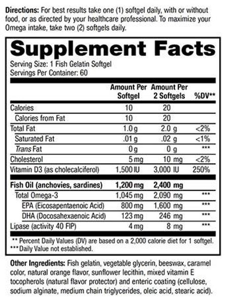 Advanced Naturals Super Critical Omega(60 capsules)