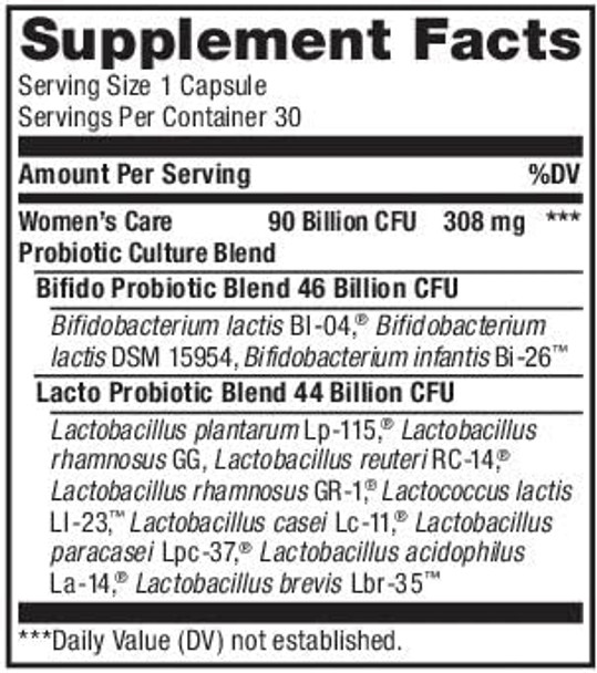 Advanced Naturals Ultimate FloraMax Total Woman Care 90 Billion
