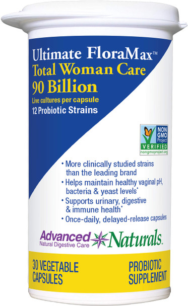 Advanced Naturals Ultimate FloraMax Total Woman Care 90 Billion