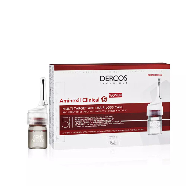 Vichy Laboratoires DERCOS aminexil clinical soin traitant anti-chute Hair loss treatment