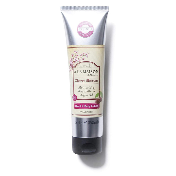 A LA MAISON Cherry Blossom Lotion for Dry Skin - Natural Hand and Body Lotion (2 Pack, 5 oz Bottle)