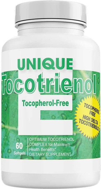 A.C. Grace Company UNIQUE E® Tocotrienols  Tocopherol FREE 60 Softgels