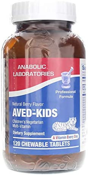 Anabolic Laboratories AVED KIDS Berry flavor Chewable MULTIVITAMIN 120 TAB