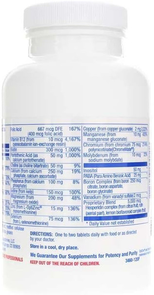 Anabolic Laboratories, Aved-Multi Iron Free 120 tablets