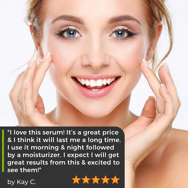 Anti Aging Hyaluronic Acid & Retinol Serum 2.5% for Face with Vitamin E For Oily Acne Skin Best Skin Care Retinoid Facial Moisturizer Reduce Fine Lines Wrinkle Dark Spots Pure Organic Ingredients