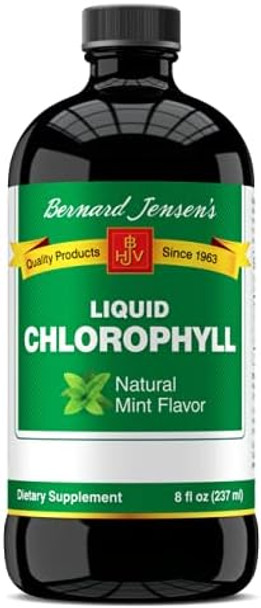 Bernard Jensen's Chlorophyll Liquid Mint Flavor -16 Fl Oz