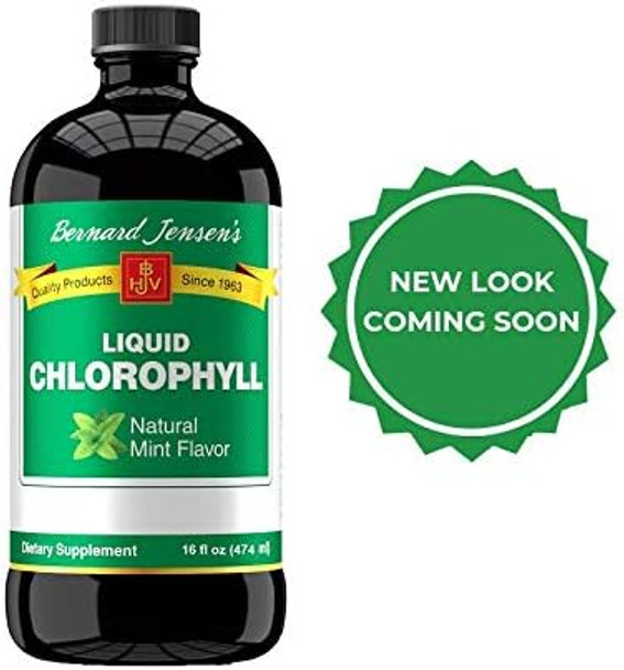 Bernard Jensen's Chlorophyll Liquid Mint Flavor -16 Fl Oz