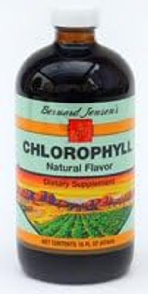 Bernard Jensen's Chlorophyll Natural Liquid -- 16 fl oz