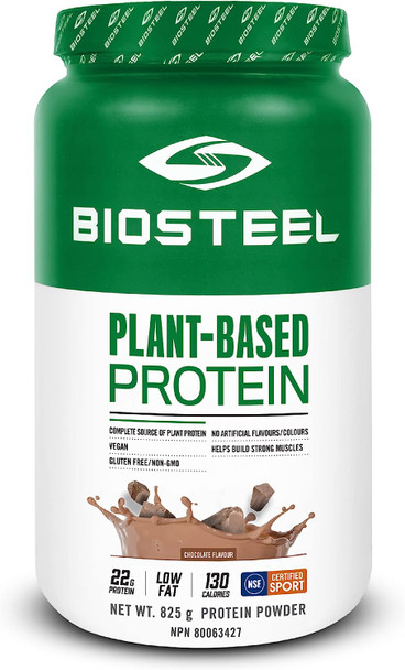 BioSteel Plant-Based Protein Powder, Sugar Free, Vegan and Non-GMO Post Workout Formula, Chocolate, 25 Servings
