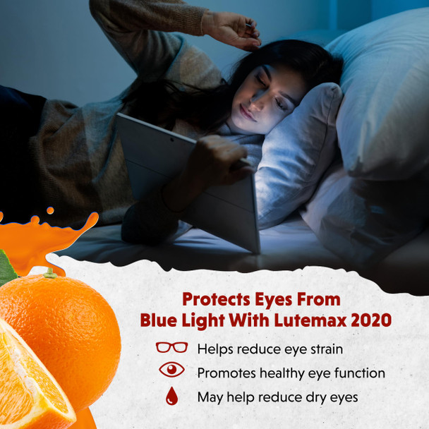 Barlean's Eye Remedy Supplement Tangerine Flavored Fish Oil Liquid with Lutein Astaxanthin and Zeaxanthin 1,000mg Omega 3 EPA DHA Eye Care Supplements 16 oz